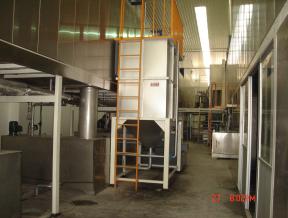 噴淋不銹鋼前處理